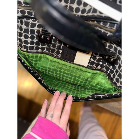 Kate Spade Noel Print Duffle Weekender duffle Bag - Picture 3 of 9